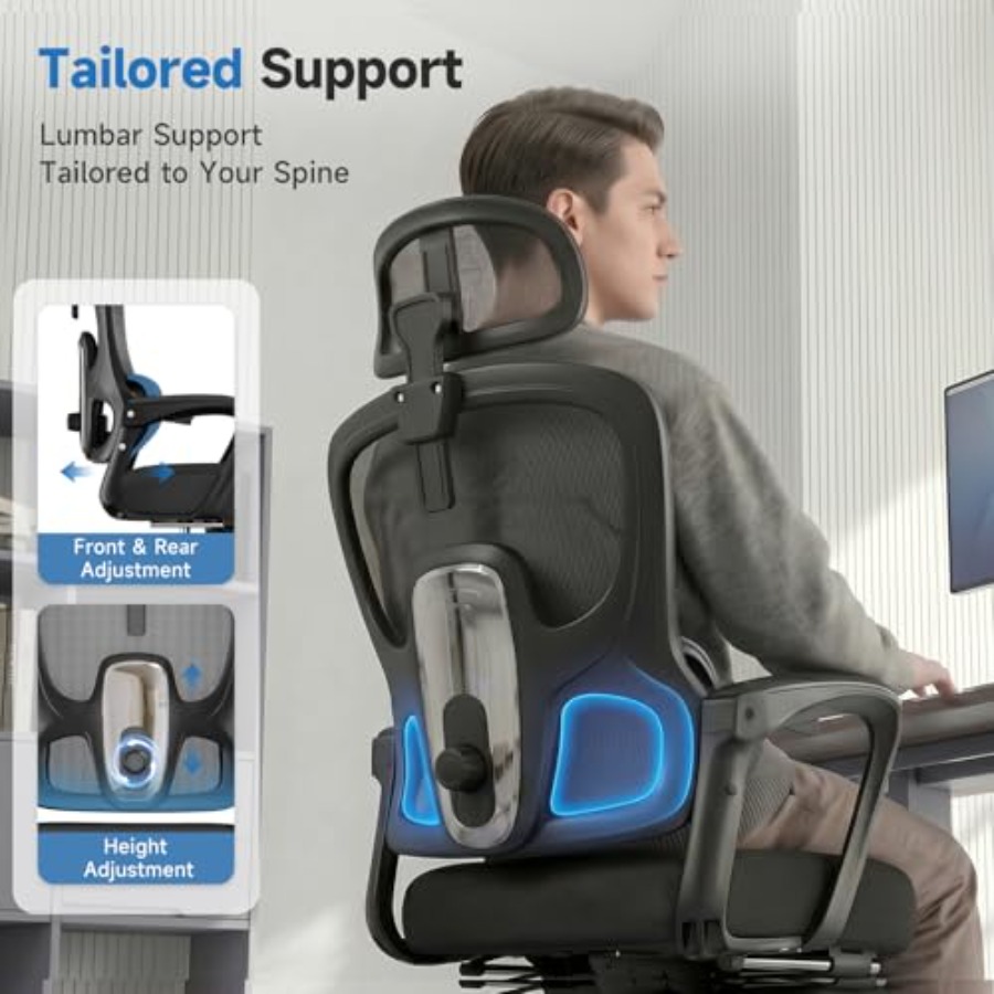 Ergonomic Office Chair with Fo - Ergonomic Office Chair ulasan dan harga