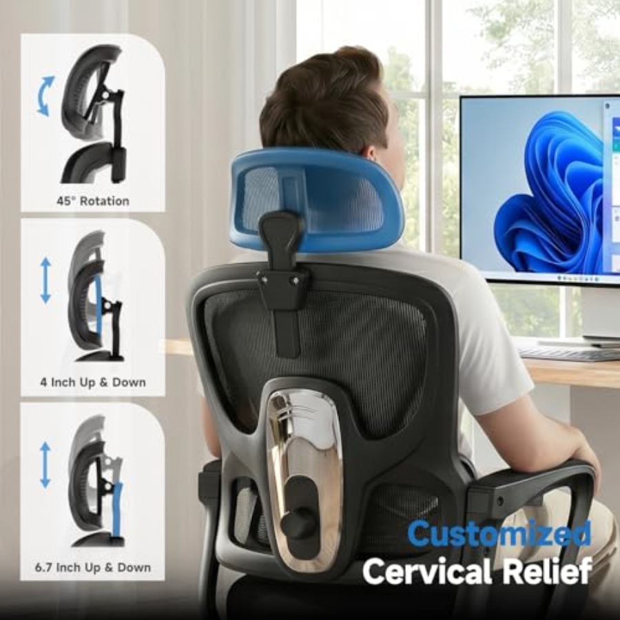 Ergonomic Office Chair with Fo - Ergonomic Office Chair ulasan dan harga