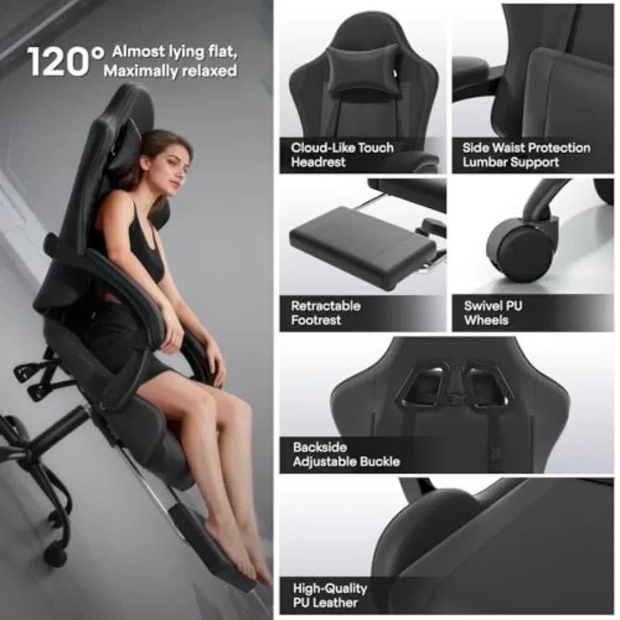 Ergonomic Gaming Chair with Fo - Ergonomic Office Chair ulasan dan harga