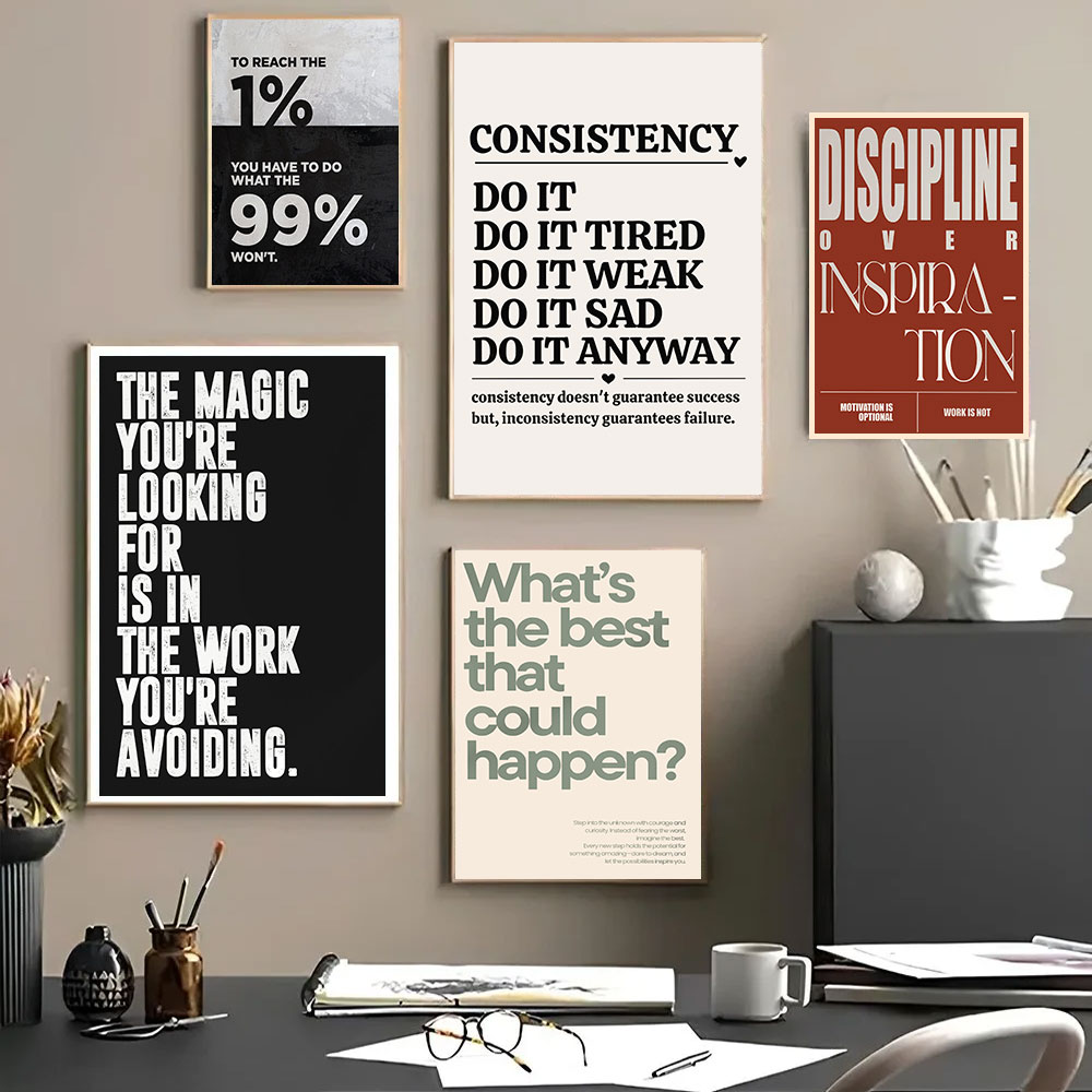 Minimalist Motivational Quotes - Home Office Room Inspiration ulasan dan harga