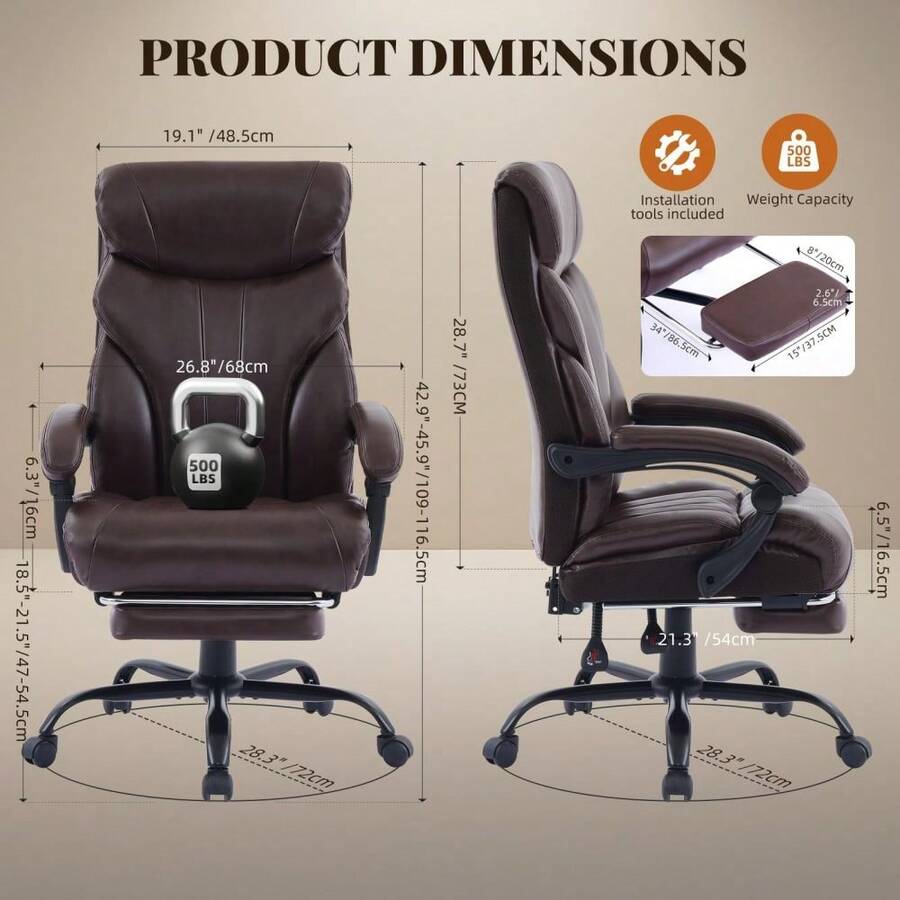 Office Chair, High Back Comput - Ergonomic Office Chair ulasan dan harga