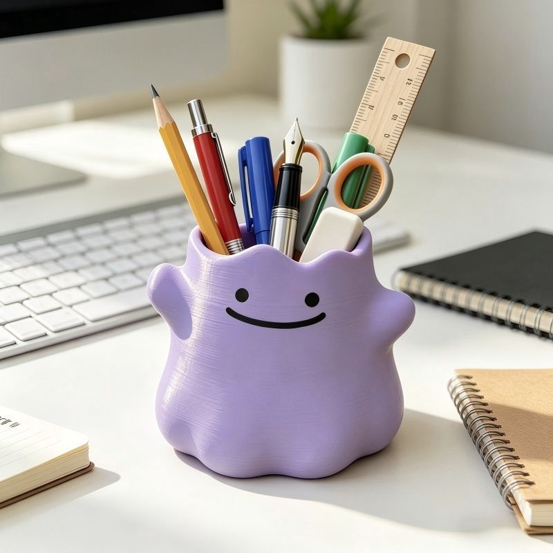 Cartoon Character Pen Holder C - Home Office Or ulasan dan harga