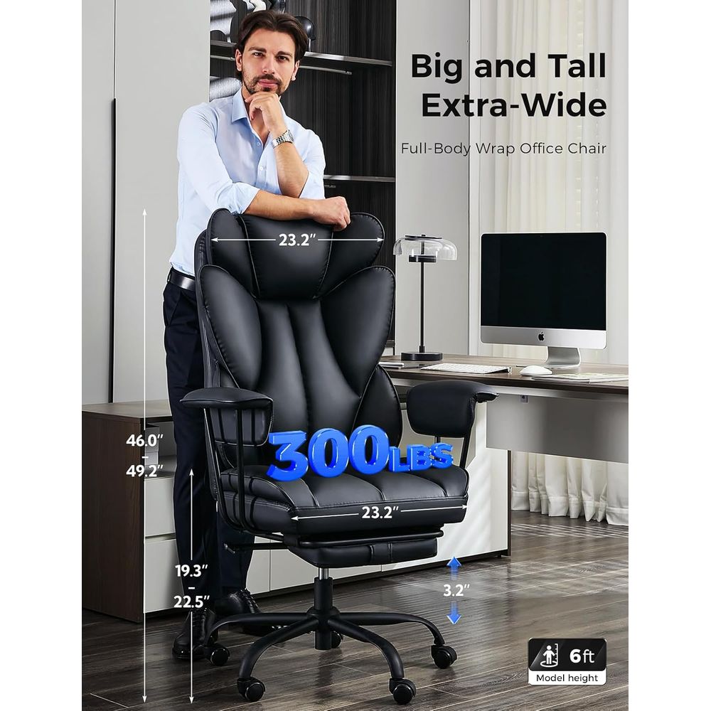 Big and Tall Oice Desk Chair - - Ergonomic Office Chair ulasan dan harga