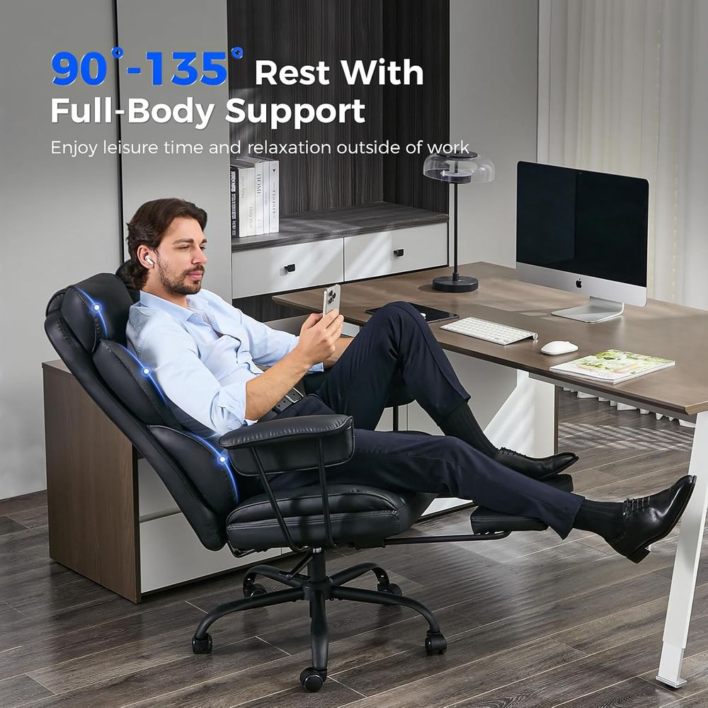 Big and Tall Oice Desk Chair - - Ergonomic Office Chair ulasan dan harga