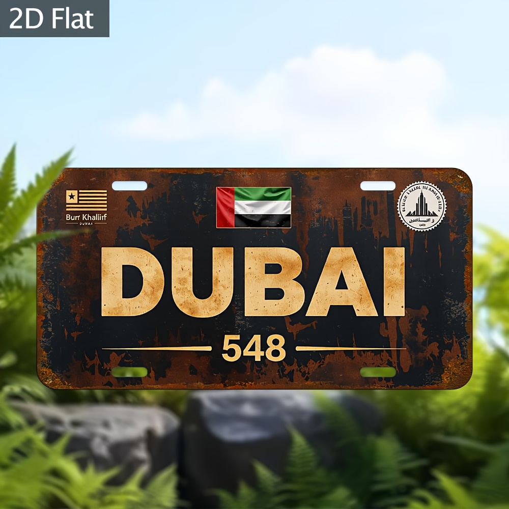Industrial Dubai License Plate - Home Office Dubai ulasan dan harga