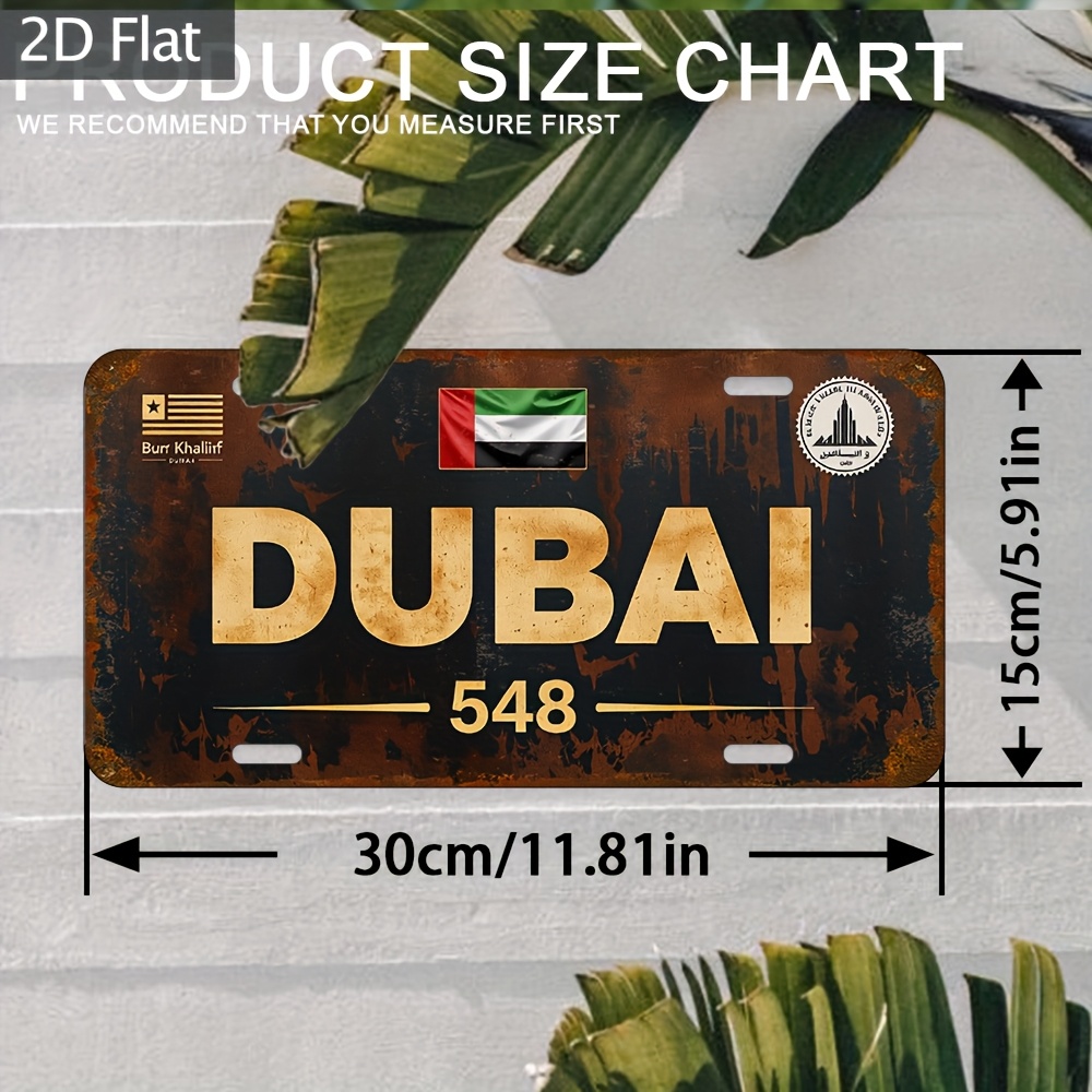 Industrial Dubai License Plate - Home Office Dubai ulasan dan harga