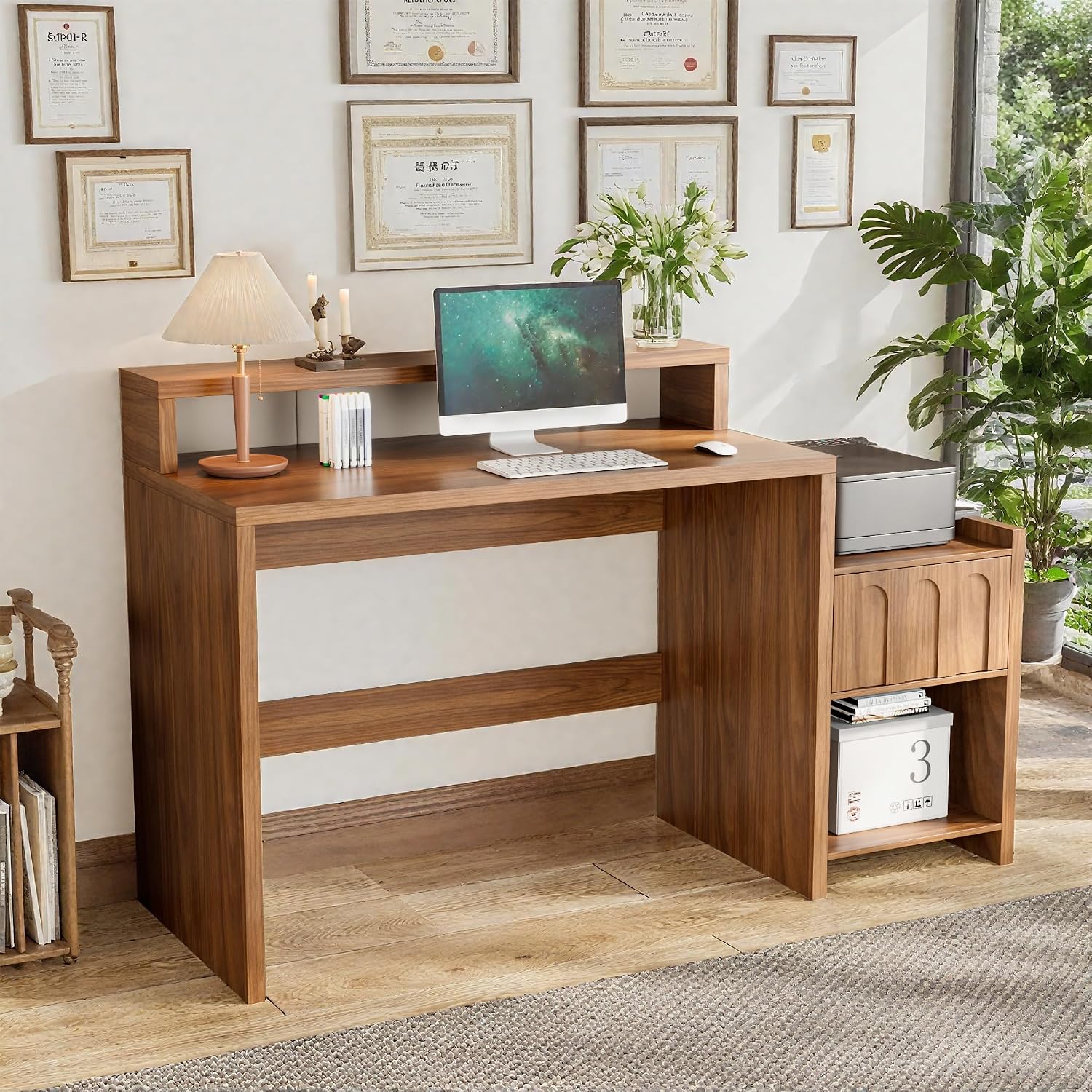 60 Inch Executive Desk with Dr - Home Office Work Table ulasan dan harga