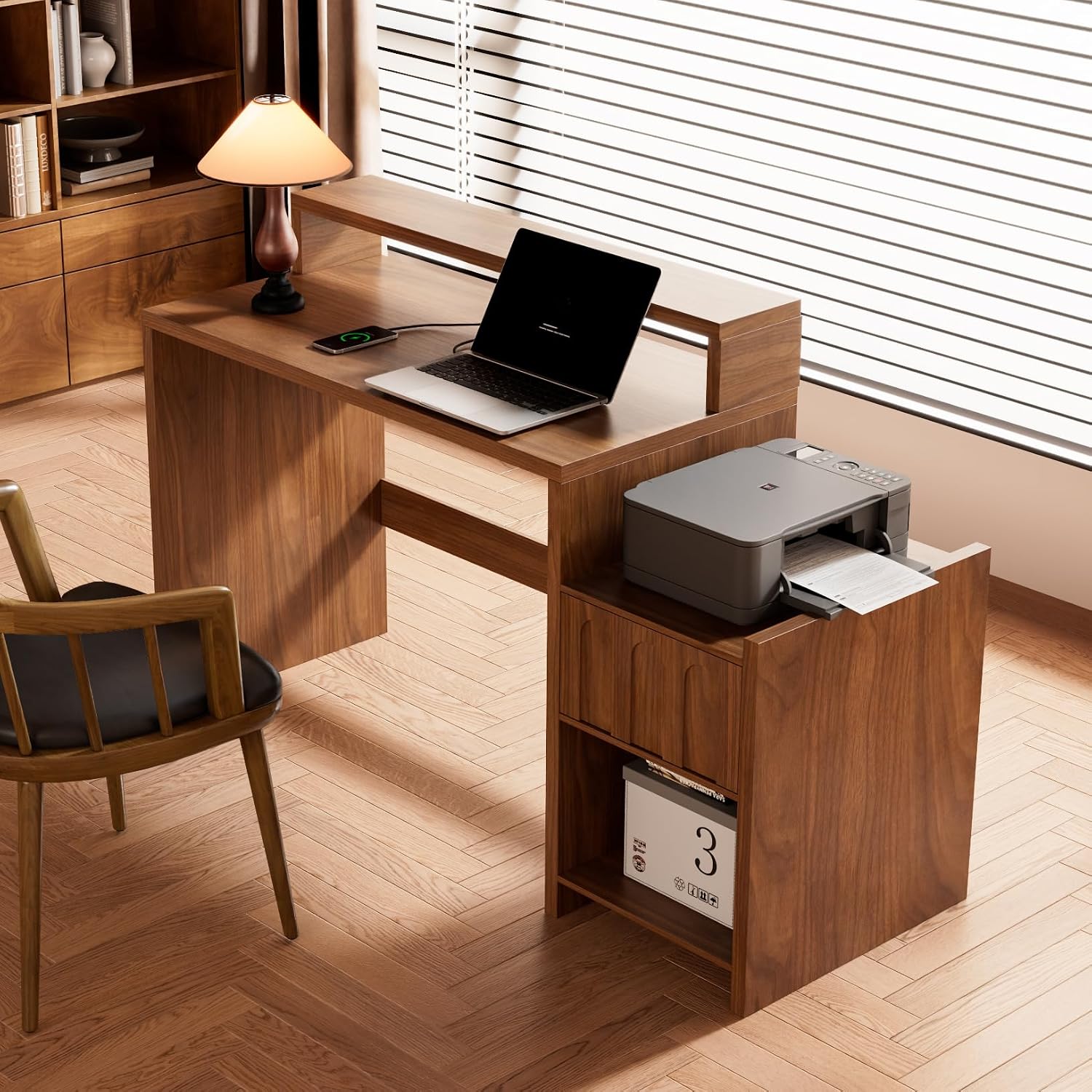 60 Inch Executive Desk with Dr - Home Office Work Table ulasan dan harga