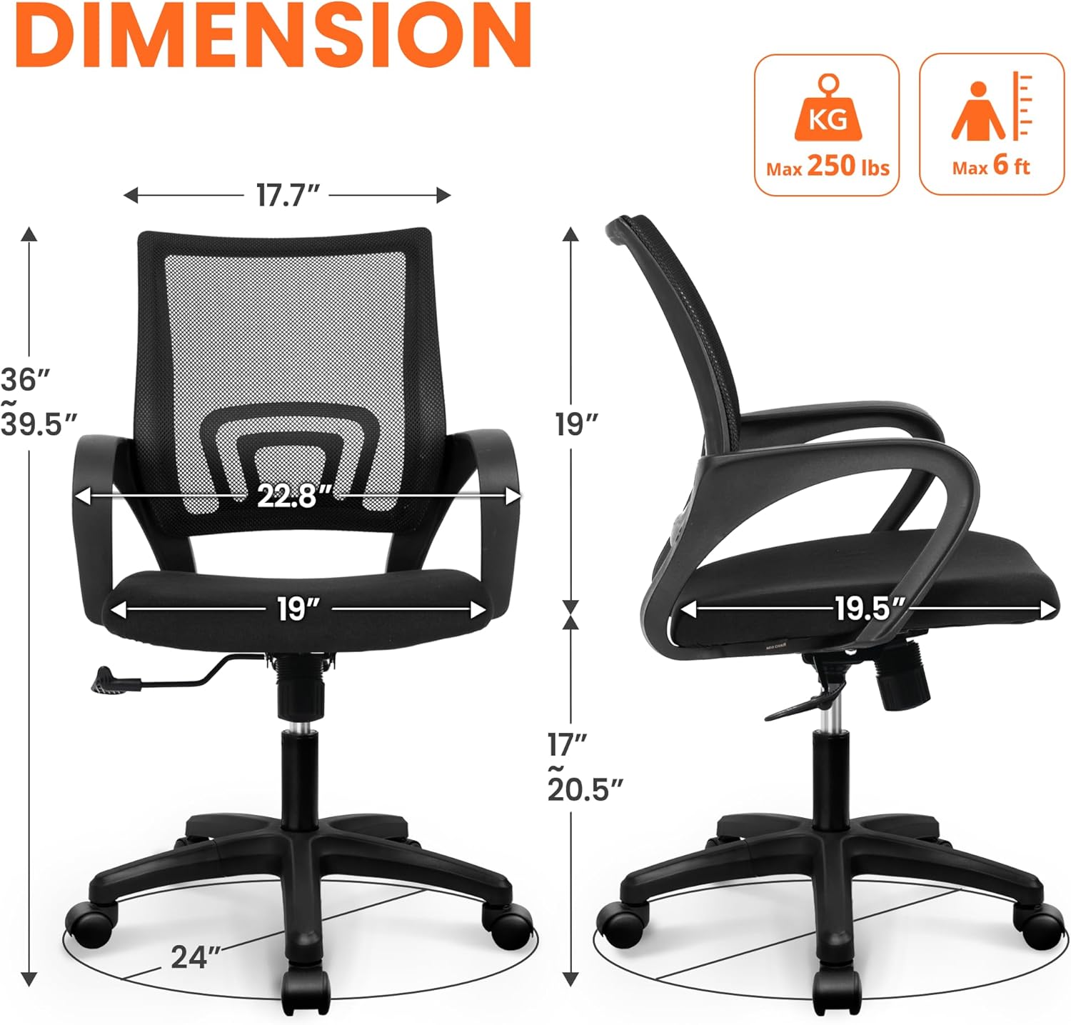 Ergonomic Mesh Office Chair wi - Ergonomic Office Chair ulasan dan harga