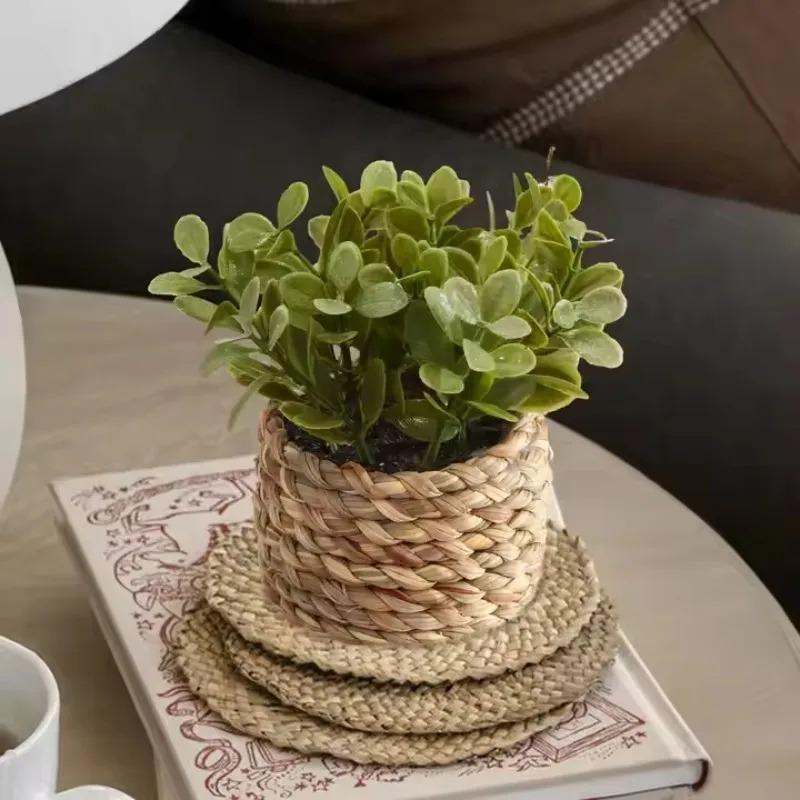1Pc Potted Plant Small Fake Pl - Home Office Layout ulasan dan harga