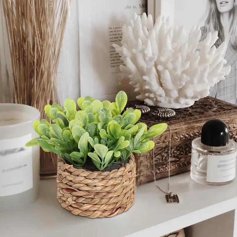 1Pc Potted Plant Small Fake Pl - Home Office Layout ulasan dan harga