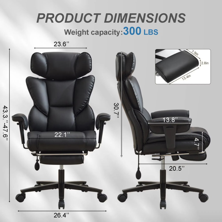 Office Chair with Foot Rest an - Ergonomic Office Chair ulasan dan harga