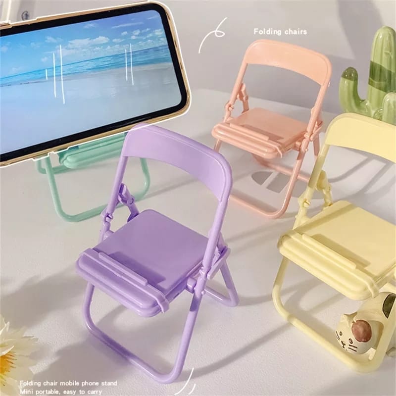 Cute Chair Phone Holder Stand  - Home Office Or ulasan dan harga