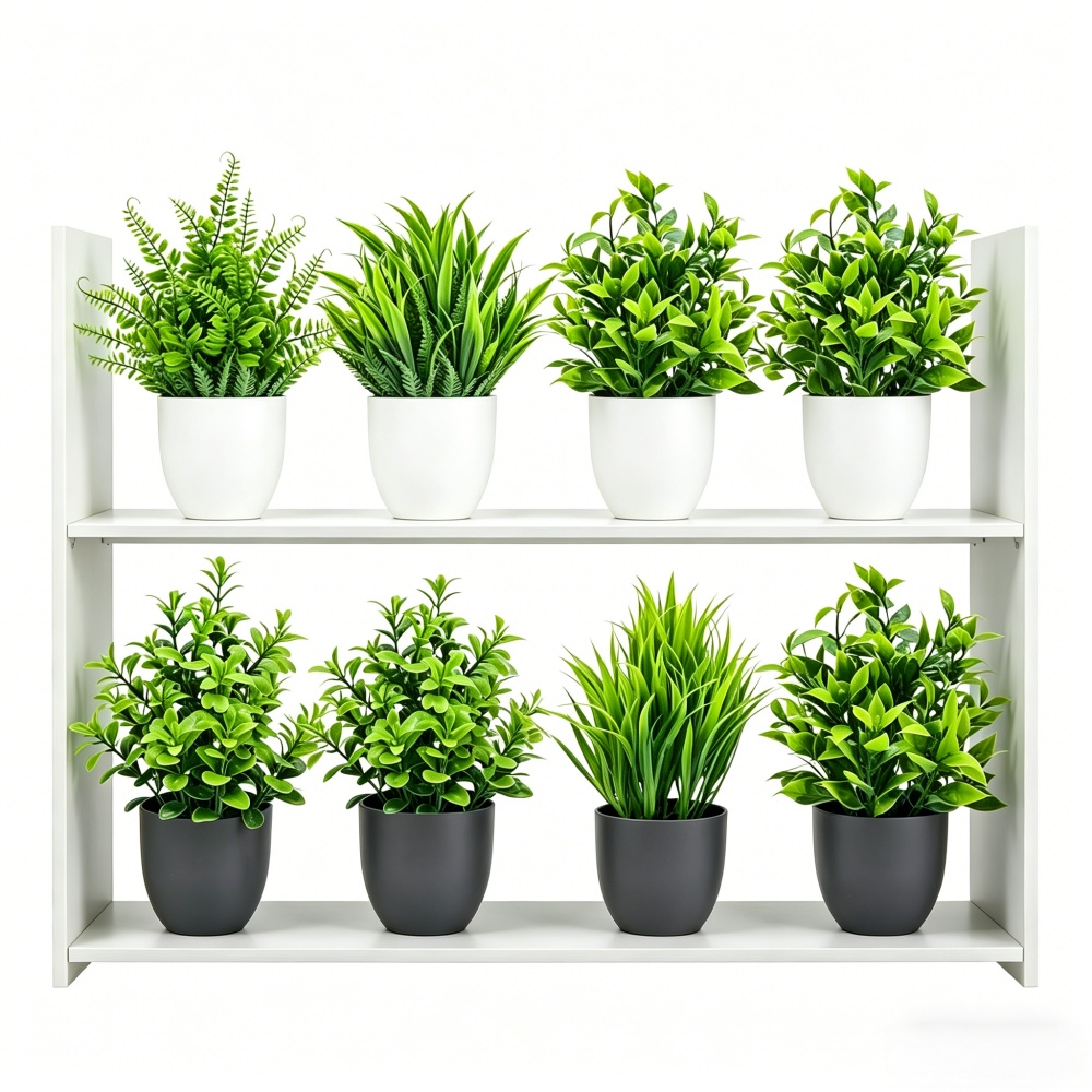 4pcs/set Mini Artificial Plant - Home Office Layout ulasan dan harga