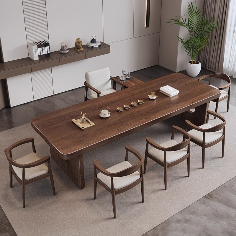 Wabi-Sabi Solid Wood Tea Table - Home Office Room Inspiration ulasan dan harga