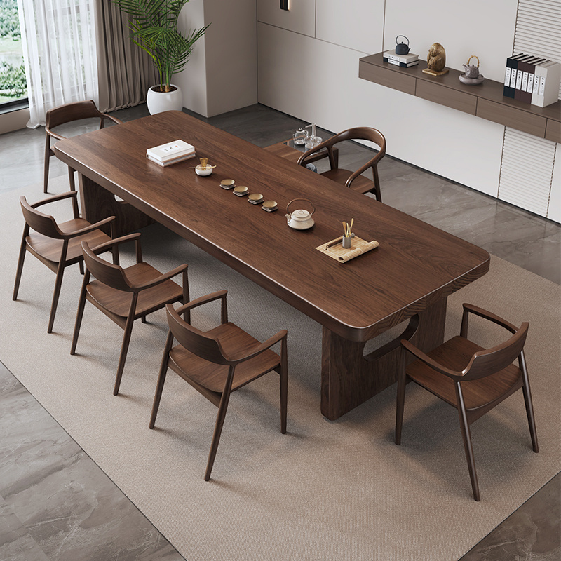 Wabi-Sabi Solid Wood Tea Table - Home Office Room Inspiration ulasan dan harga