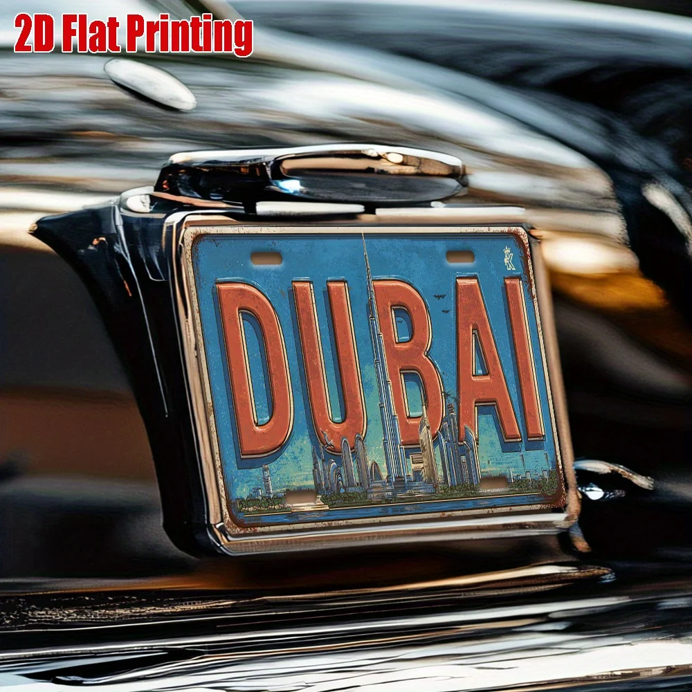 2D Flat Dubai UAE Skyline Vint - Home Office Dubai ulasan dan harga